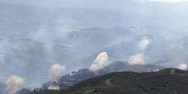 Rus jetleri Türkmendağı'nı ateş altına aldı!