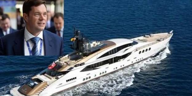 Rus milyarderin 65 milyon avroluk yatına el konuldu
