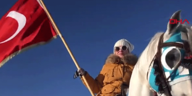 Rus rehber cirit atıyla özlem giderdi