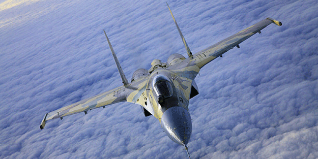 Rus savaş uçakları bombalamaya başladı