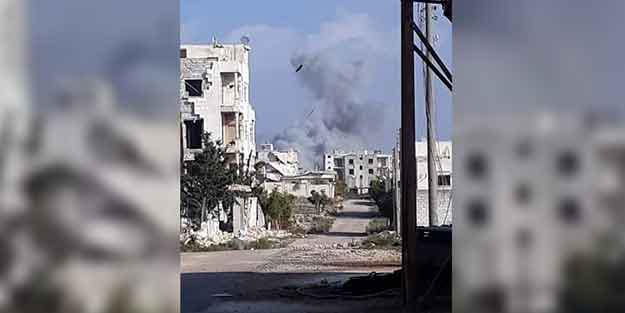 Rus savaş uçakları Halep'i vurmaya başladı