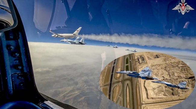 Rus savaş uçakları Ortadoğu'da