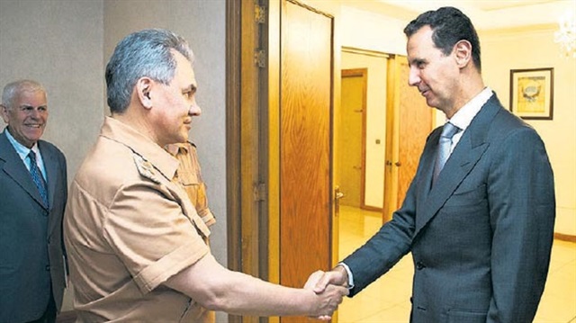 Rus Savunma Bakanı Şoygu Esed'i ziyaret etti