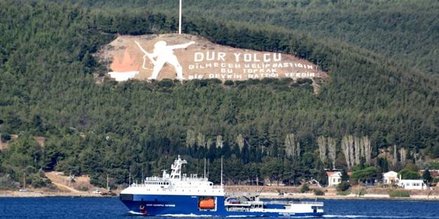 Rus tankeri Çanakkale Boğazı'ndan geçti