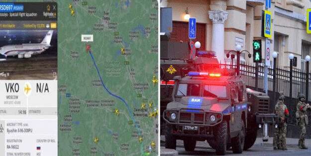 Rus uçakları havalandı: Moskova'dan St.Petersburg’a taşınıyor