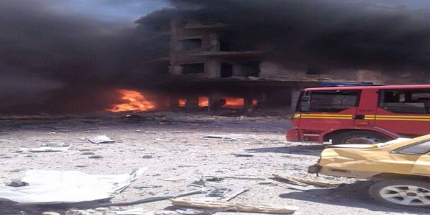 Rus uçakları yine katliam yaptı