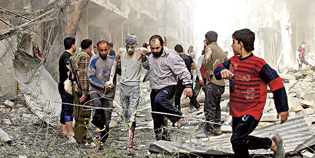 Rusya balistik füzeyle vurdu