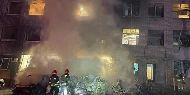 Rusya bu kez dron filosuyla saldırdı