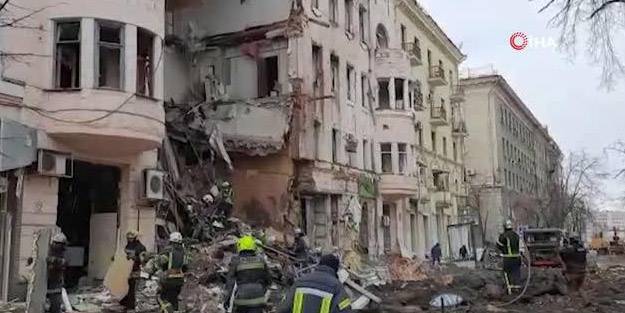 Rusya ev ve okulları hedef alıyor! İşte Harkov'da bilanço