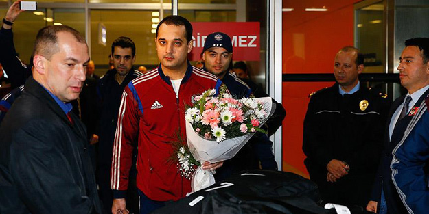 Rusya Milli Takımı, İzmir'e geldi