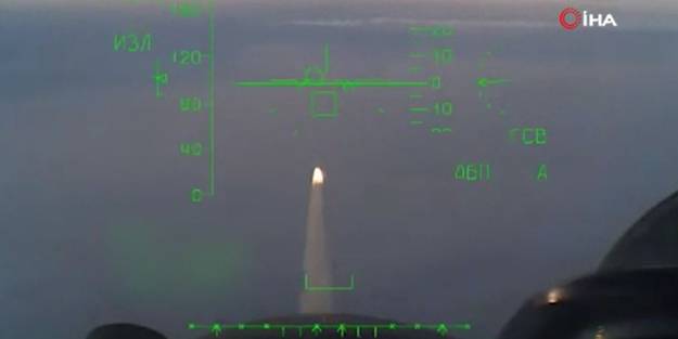 Rusya görüntüleri dünya ile paylaştı! Ukrayna'ya füze saldırısı anbean böyle kaydedildi