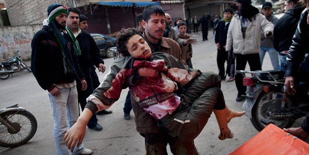 Rusya Halep'te hastane vurdu; 30 ölü