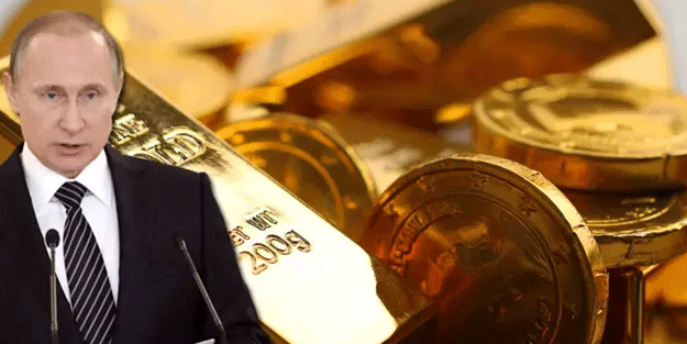 Rusya lideri Putin'den altın hamlesi! Piyasalar altüst olacak