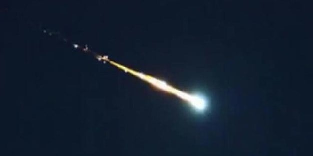 Rusya semalarında meteor görüldü