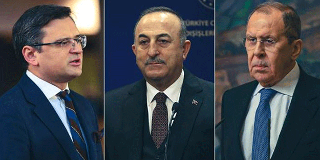 Rusya-Ukrayna-Türkiye üçlü dışişleri bakanları toplantısı başladı