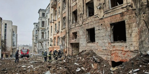 Rusya Ukrayna'da sivil yerleşim yerlerini vurdu!