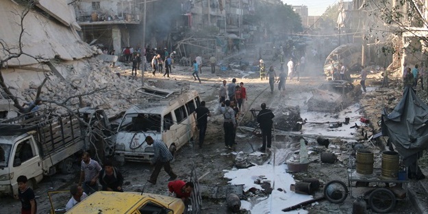 Rusya ve Esed misket bombası kullanıyor