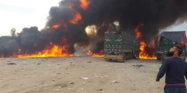 Rusya Suriye'de yardım TIR'larını vurdu!