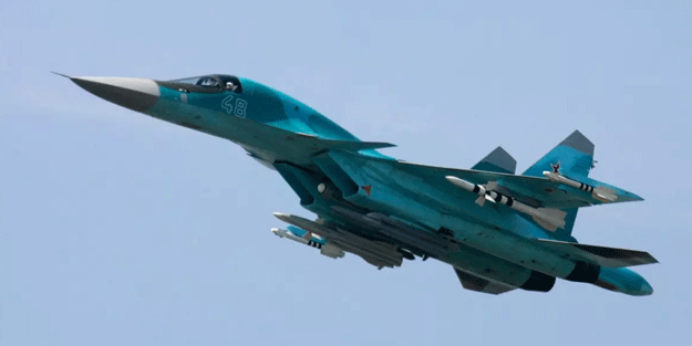Su-34 savaş uçağı düştü