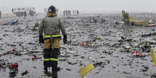 Rusya'da uçak kazası! - FOTO