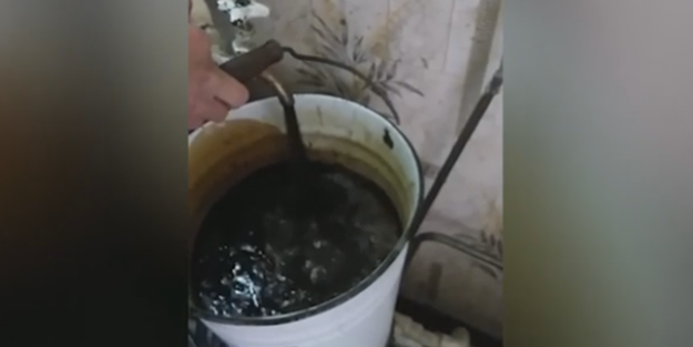 Musluğu açınca şok oldular!