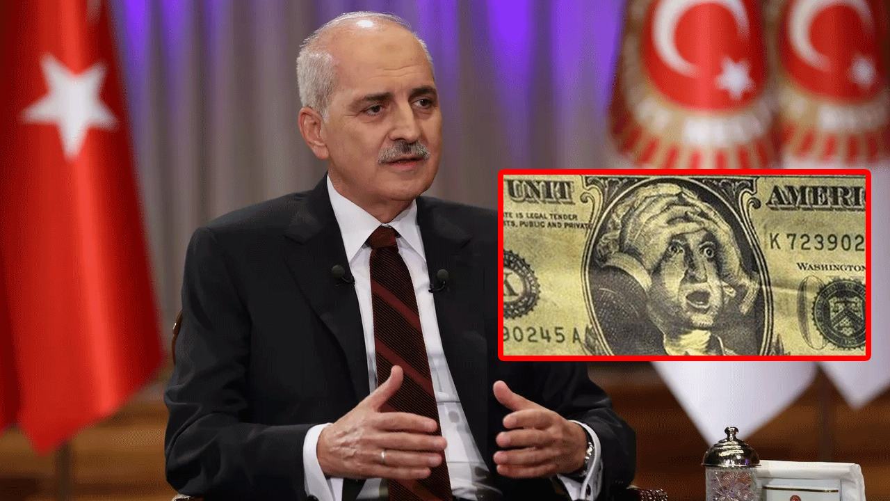 Rusya'da bulunan TBMM Başkanı Kurtulmuş'tan bomba dolar mesajı