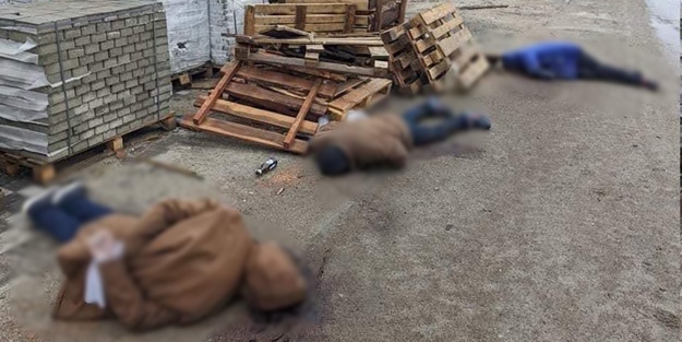 Rusya'dan geri alınan yerde şok görüntü! Böyle bulundular