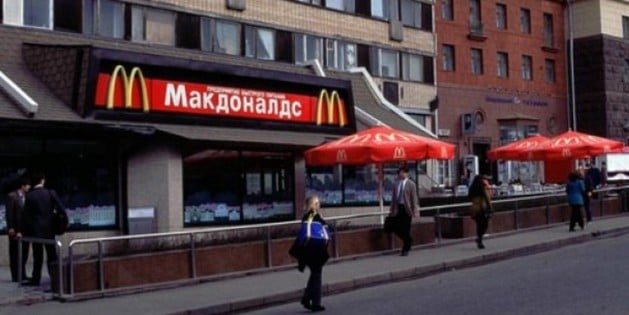 Rusya McDonalds'ın bütün şubeleri kapattı