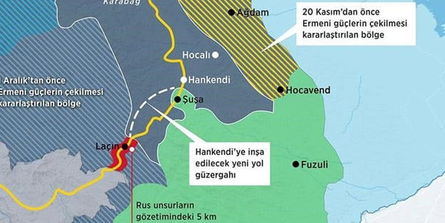 Rusya'dan tepki! Ermenistan'a Laçın Koridoru mesajı: Bu kabul edilemez, Azerbaycan'ın da onayı gerek