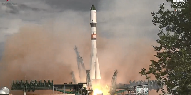 Rusya’nın "Progress MS-28" kargo kapsülü uzaya fırlatıldı