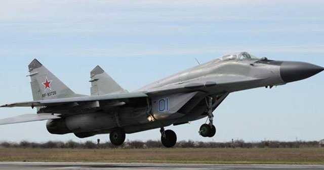 Rusya'nın savaş jeti düştü
