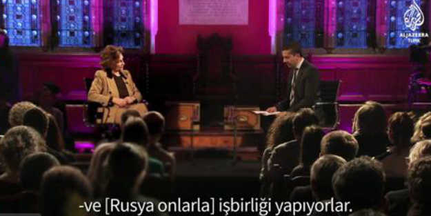 Rusya'nın Suriye politikasını savunurken rezil oldu