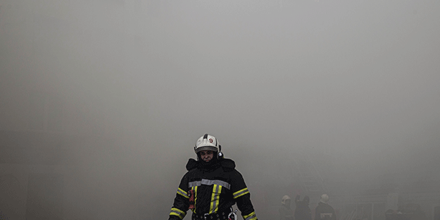 Rusya'nın vurduğu şehir yanıyor