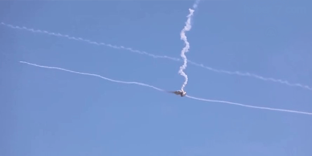 S-400 görüntüleri yayınlandı! Hedefi böyle vurdu