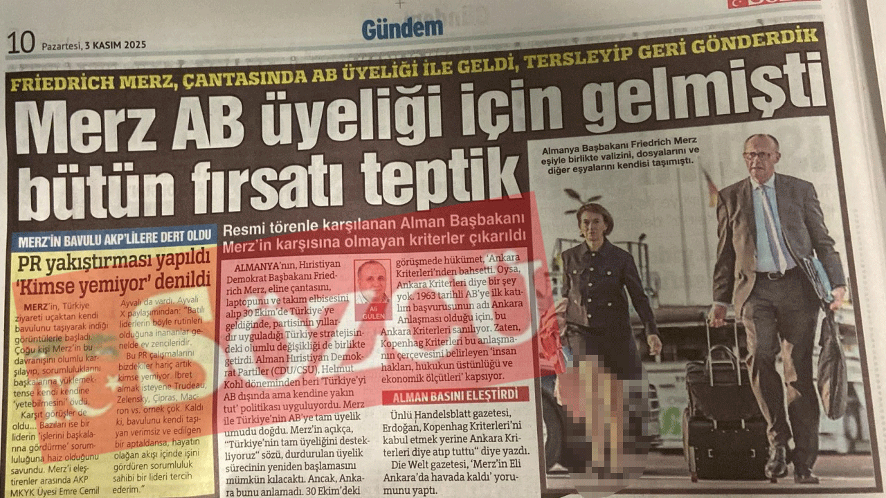 Saadet, Gelecek, DEVA ve Yeniden Refah sessiz kalınca ortalık onlara kaldı! Erdoğan’ın Merz’e Gazze ayarı Sözcü’ye battı
