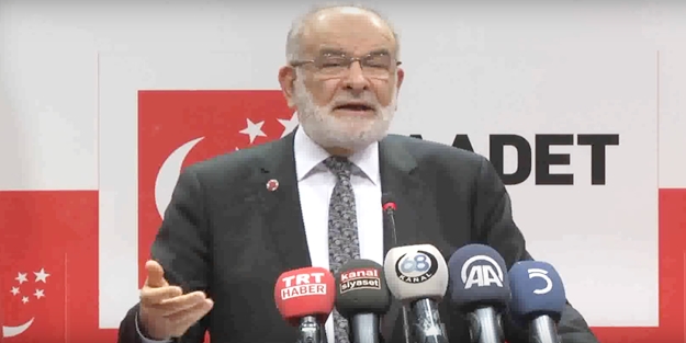 Saadet liderinden sert tepkilere cevap...