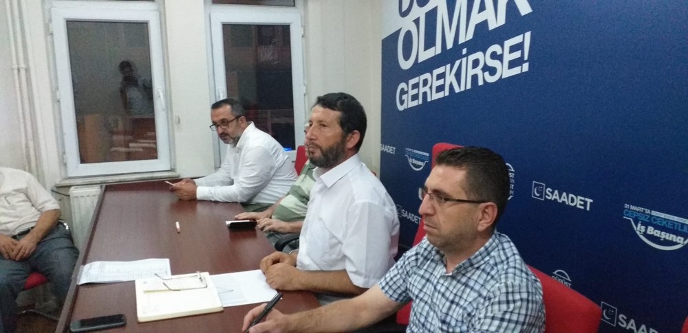 Saadet Partisi Ağustos Ayı İl Divan Toplantısı 
