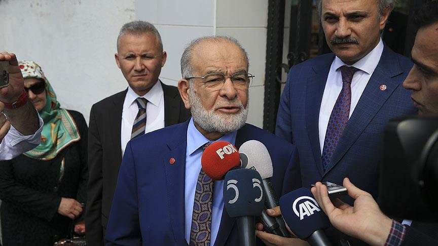 Saadet Partisi Genel Başkanı Karamollaoğlu'ndan 'ittifak' açıklaması