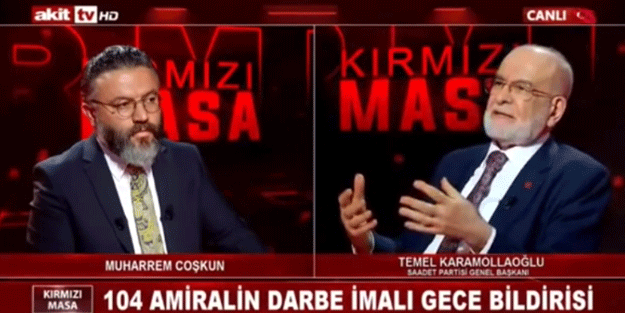 Karamollaoğlu’ndan Akit TV’ye açıklamalar Amiraller için ne dedi?