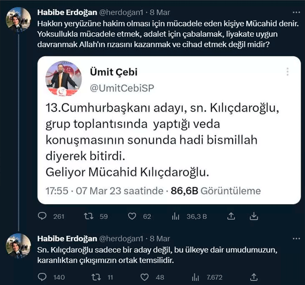 Saadet Partisi nereden nereye! Erbakan Hoca'nın Saadet Partisi 'Mücahid' kavramını böyle eğip büktü.