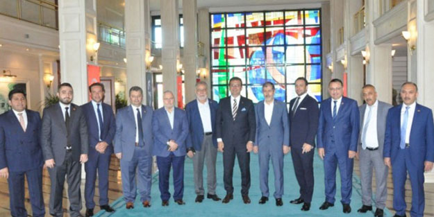 Saadet Partisi'nden Ekrem İmamoğlu'na ziyaret