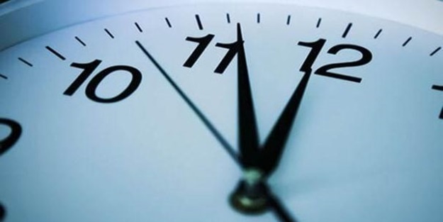 Saatler artık geri alınmayacak