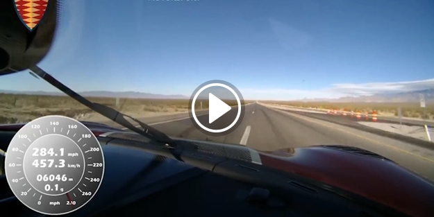 Saatte 457 Km hızla artık dünyanın en hızlı otomobili