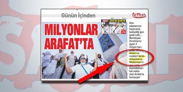 Sabah gazetesi o yazı için özür diledi