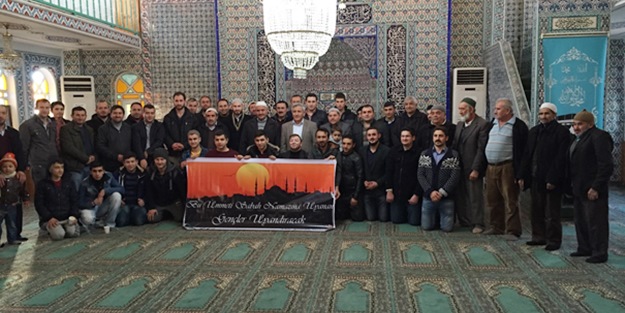 Sabah namazı buluşmaları devam ediyor