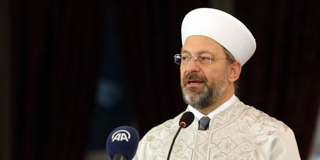 Sabah namazı kıldıran Ali Erbaş bir de uyarıda bulundu