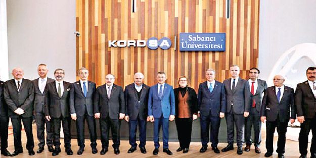 Sabancı, devletin zirvesini ağırladı