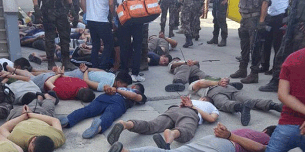 Sabiha Gökçen'deki çatışmadan sonra ilk fotoğraf