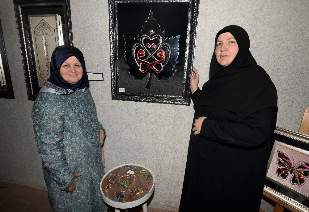 Sabırla örülen tellerden şaheserler çıktı 