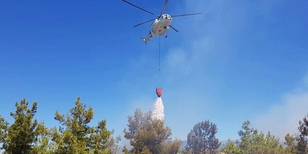 Sabotaj mı? Amonos Dağları'nda yangın!